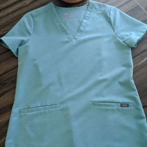 Figs Casma 3-pocket scrub XS- RARE Seaglass